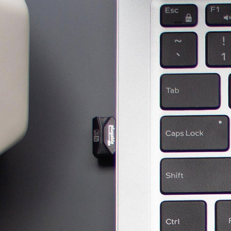 Plugable USB 2.0 Wireless N 802.11n 150 Mbps Nano WiFi Network Adapter (Realtek RTL8188EUS Chipset) Driverless Plug and Play for Windows - Image 2